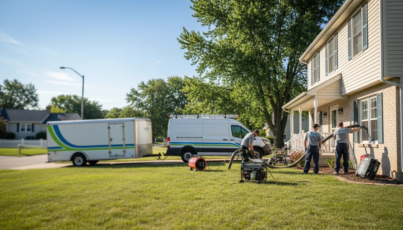 Flooded Basement Restoration And Cleanup With Repair in Russiaville, IN near me